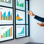 A professional financial advisor, fully clothed in a modest business suit, stands confidently in a modern, brightly lit office. They are looking at a holographic display showing a stable, diversified investment portfolio with upward trending graphs, symbolizing financial growth and resilience against inflation. In the background, subtle, abstract elements suggest the protection of assets, like a strong, growing tree or a sturdy shield. The scene emphasizes foresight and control. Professional dress, safe for work, appropriate content, perfect anatomy, correct proportions, natural pose, well-formed hands, proper finger count, natural body proportions, family-friendly.