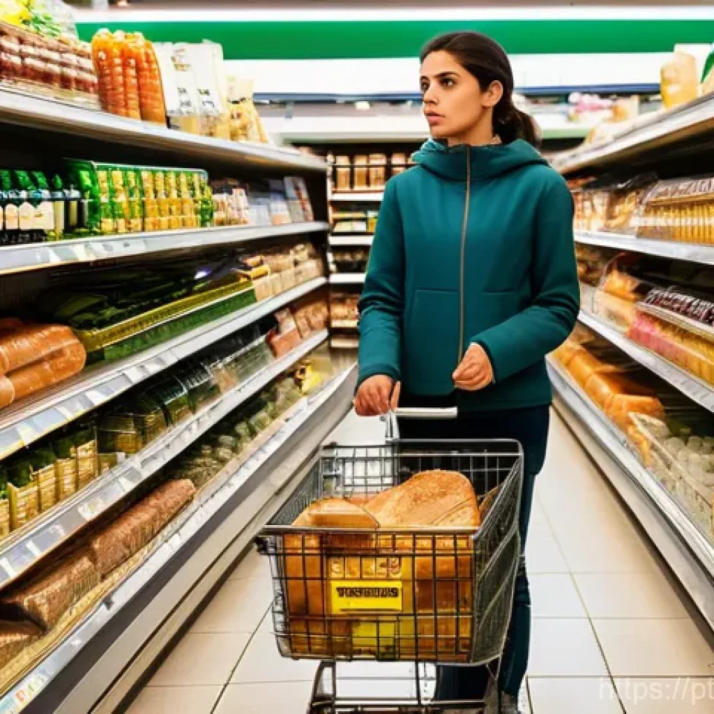 인플레이션으로부터 자산 보호하는 방법 - **Inflation's Grip on Daily Life**
    A young Portuguese woman, dressed in modest, casual attire, s...